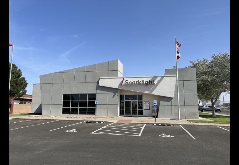 Picture of local Sparklight Internet provider office in Odessa, Texas